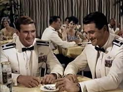 Rod Taylor and Rock Hudson in A Gathering of Eagles - 1963