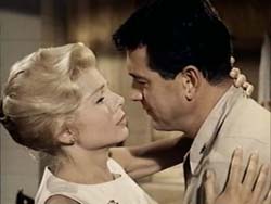 Mary Peach and Rock Hudson in A Gathering of Eagles - 1963