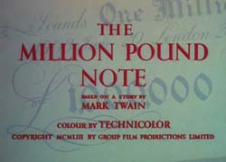 The Million Pound Note - 1953