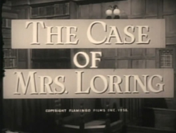 The Case Of Mrs. Loring (1958)