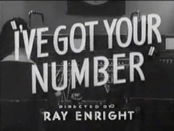 I've Got Your Number (1934) 