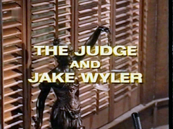 The Judge And Jake Wyler (1972)
