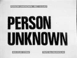 Person Unknown - 1967