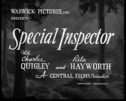 Special Inspector - 1938