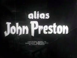 Alias John Preston - 1955