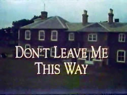 Don't Leave Me This Way - 1993