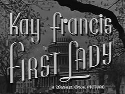 First Lady (1937)