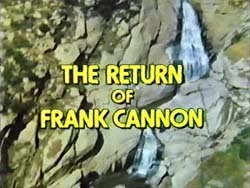 The Return Of Frank Cannon - 1980