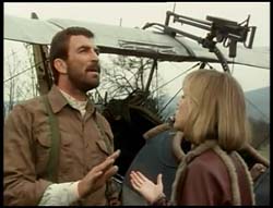 Tom Selleck & Bess Armstrong in High Road To China 1983