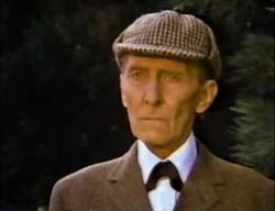 Peter Cushing in The Masks Of Death - 1984