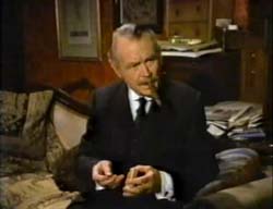 John Mills as Doctor Watson in The Masks Of Death - 1984